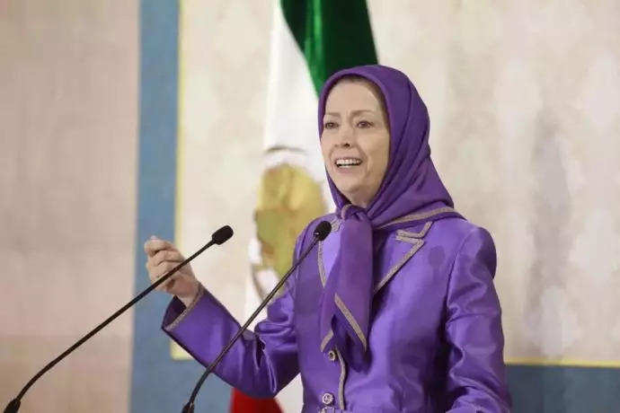 سخنرانی خانم مریم رجوی در اجتماع گروهی از شخصیت‌های سیاسی و بین‌المللی
